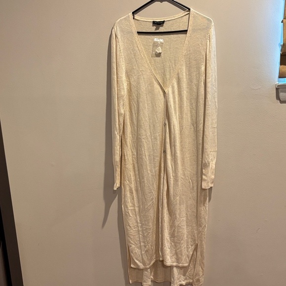 H by Halston Cream Long Cardigan - Picture 1 of 1